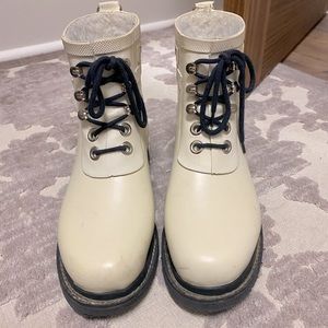 Isle Jacobsen white rain boots
